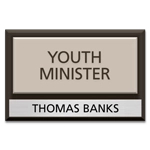 Manager on Duty Sign w/ Nameplate