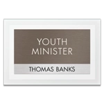 Manager on Duty Sign w/ Nameplate