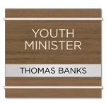 Manager on Duty Sign w/ Nameplate