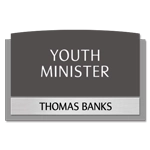 Manager on Duty Sign w/ Nameplate