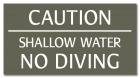 Maricopa County, Arizona No Diving Sign