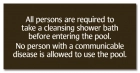 Massachusetts Pool Rules Health Sign
