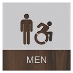 Men Sign w/Male & Dynamic ISA Symbols
