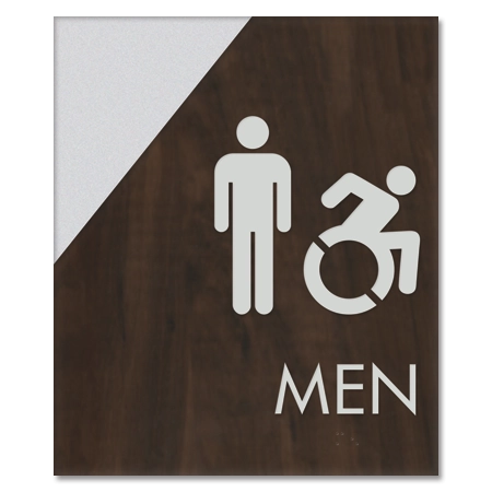 Men Sign w/Male & Dynamic ISA Symbols