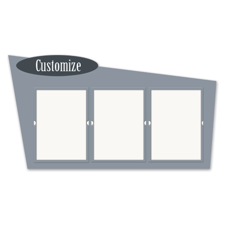 Message Display w/3 Insert Holders