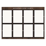 Message Display w/8 Insert Holders