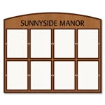 Message Display w/8 Insert Holders