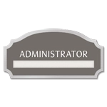 Nameplate Sign w/ Title