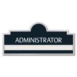 Nameplate Sign w/ Title