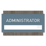 Nameplate Sign w/ Title