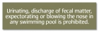 New York Pool Pollution Prohibited Sign