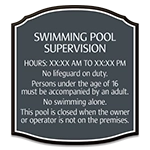 NJ Front Desk Pool Sign - Charleston