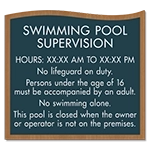 NJ Front Desk Pool Sign - Flexia Hydro&trade;