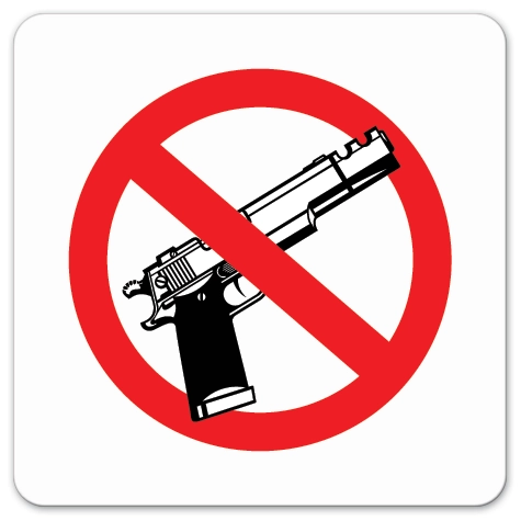 No Guns - Symbol Only