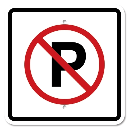 No Parking - symbol only