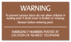 North Carolina Wading Pool Rules Sign