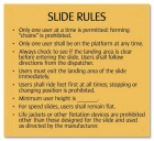 Ohio Slide Rules Sign