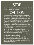 Oregon Spa Rules Sign
