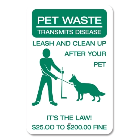 Pet Waste - Leash and Clean Up...