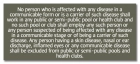 Prince William Communicable Disease Sign