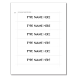 Print Your Own! 1-Line Inserts