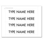 Print Your Own! 2-Line Memory Care Inserts