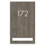 Room Number Sign - 1 slot