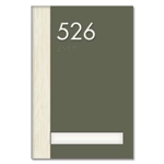 Room Number Sign - 1 slot