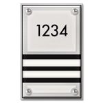 Room Number Sign - 2 slot