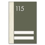 Room Number Sign - 2 slot