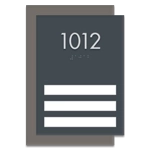 Room Number Sign - 3 slot