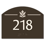 Room Number Sign