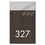 Room Number Sign w/Symbols