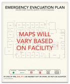 Screen Print Evacuation Map