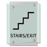 Stairs / Exit Sign w/Symbol