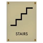Stairs Sign w/ Symbol