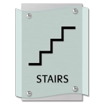Stairs Sign w/ Symbol
