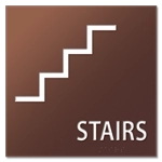 Stairs Sign w/ Symbol