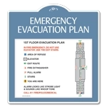 Standard Entrance Evacuation Plans - CA Compliant