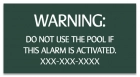 Utah Alarm Warning Sign