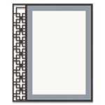 Vertical Message / Evac Holder for 11" x 17" Paper