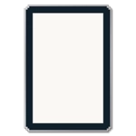 Vertical Message / Evac Holder for 11" x 17" Paper