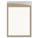 Vertical Message / Evac Holder for 11" x 8.5" Paper