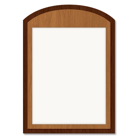 Vertical Message / Evac Holder for 11" x 8.5" Paper