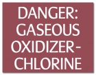 Virginia Danger Gaseous Chlorine Sign