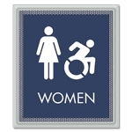 Women Sign w/Female & Dynamic ISA Symbols