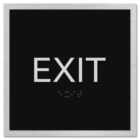 "Exit" Egress Sign