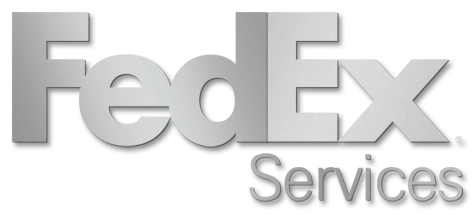 FedEx Services Lobby Graphic - Brushed Silver