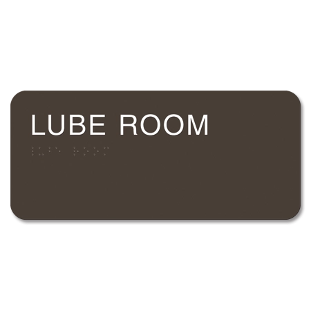 "Lube Room" Sign