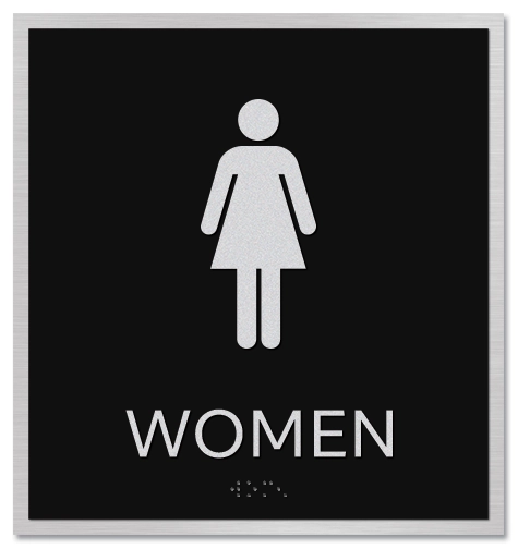 "Women" Sign w/Female Symbol